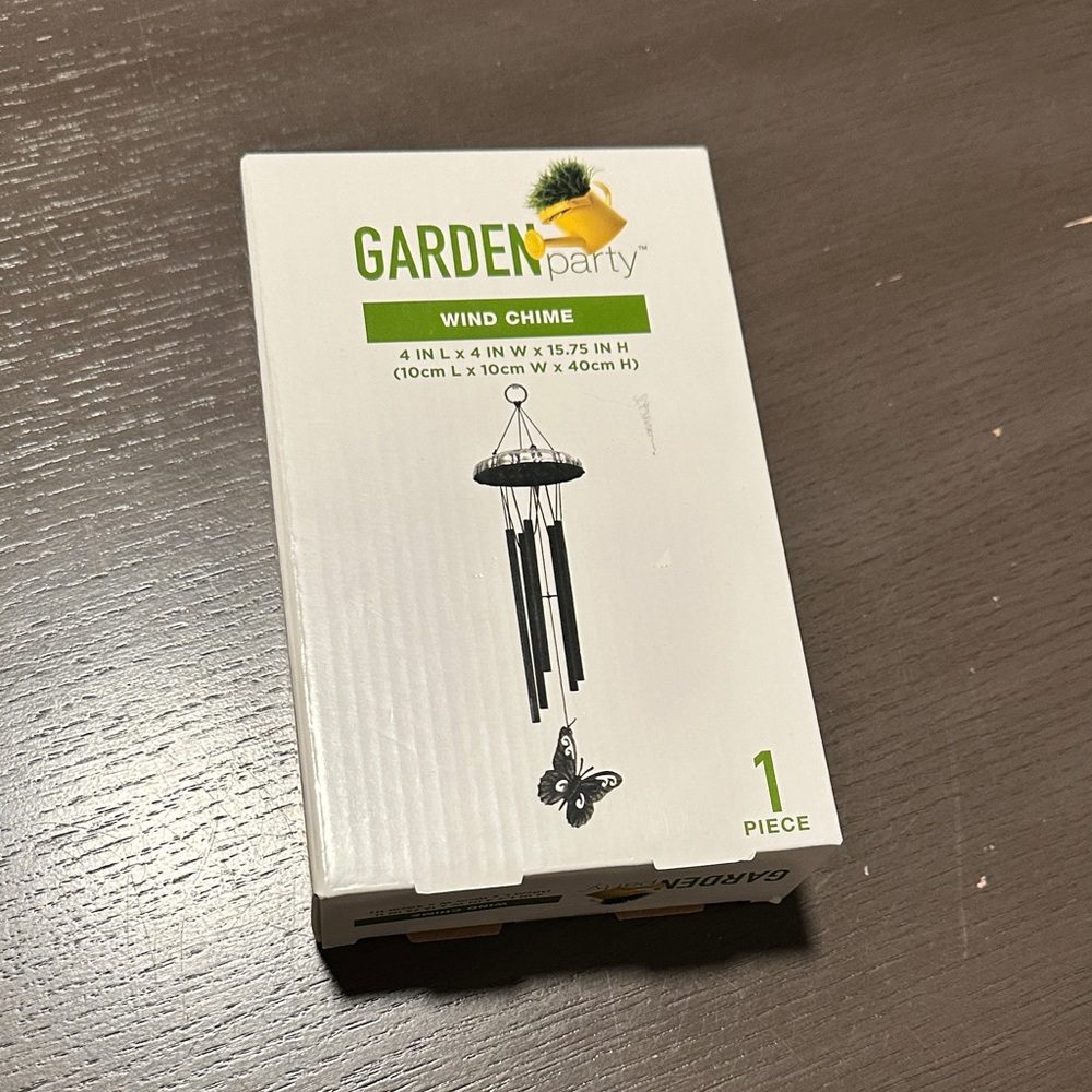NWT wind chime, never open
